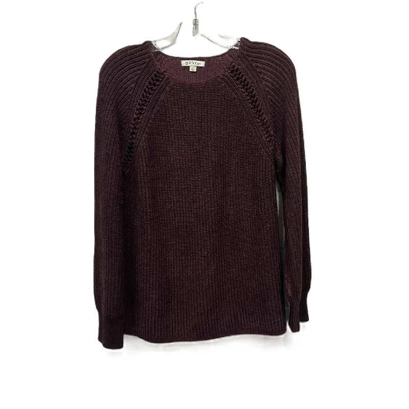 Sweater By Orvis In Purple, Size: S