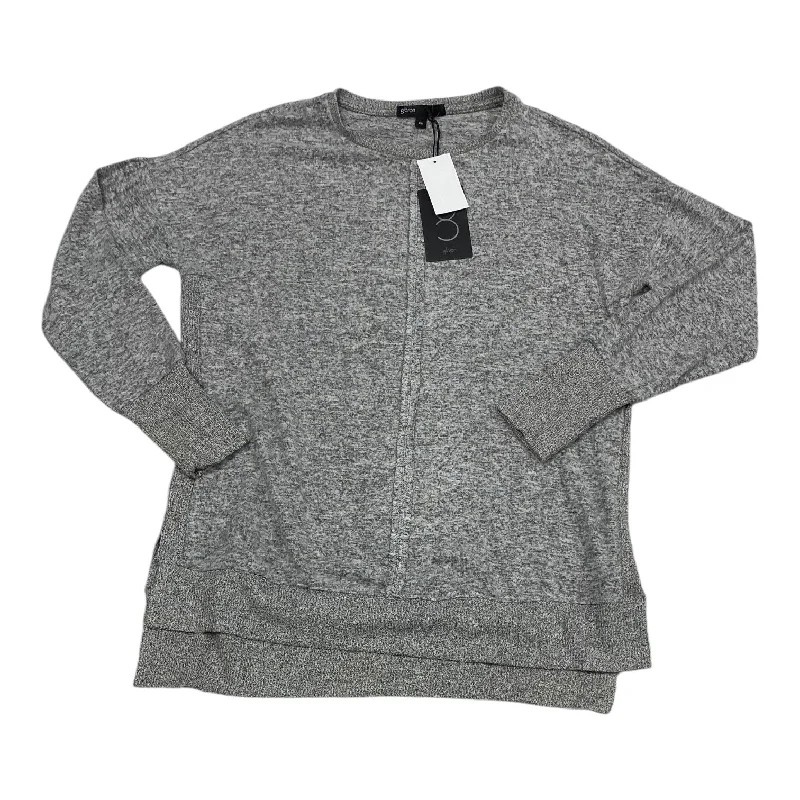 Sweater By Gibson In Grey, Size: Xs