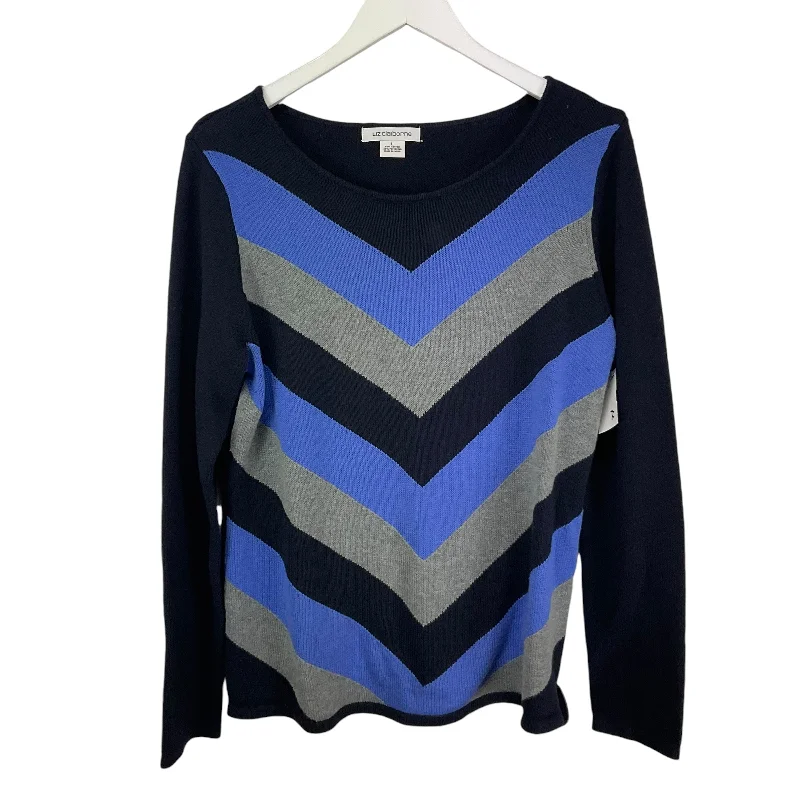 Sweater By Liz Claiborne In Blue, Size: L