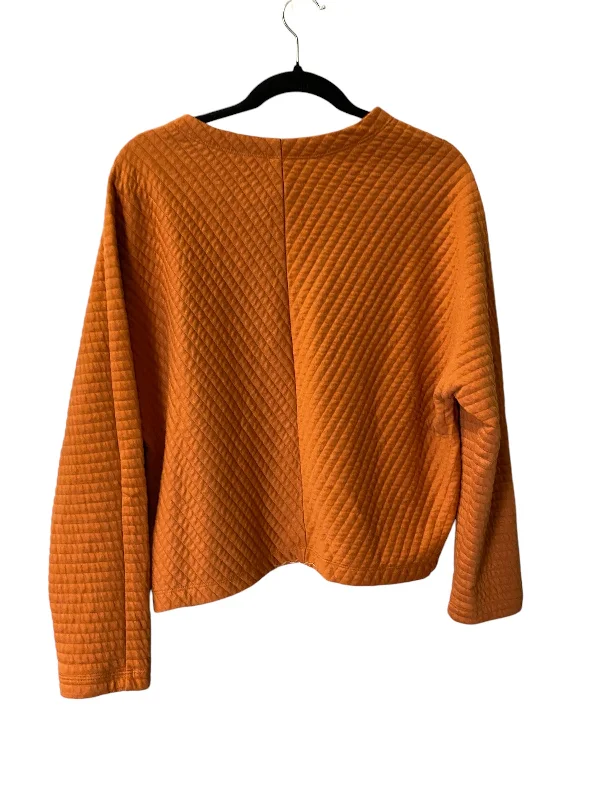 Sweater By Clothes Mentor In Orange, Size: S