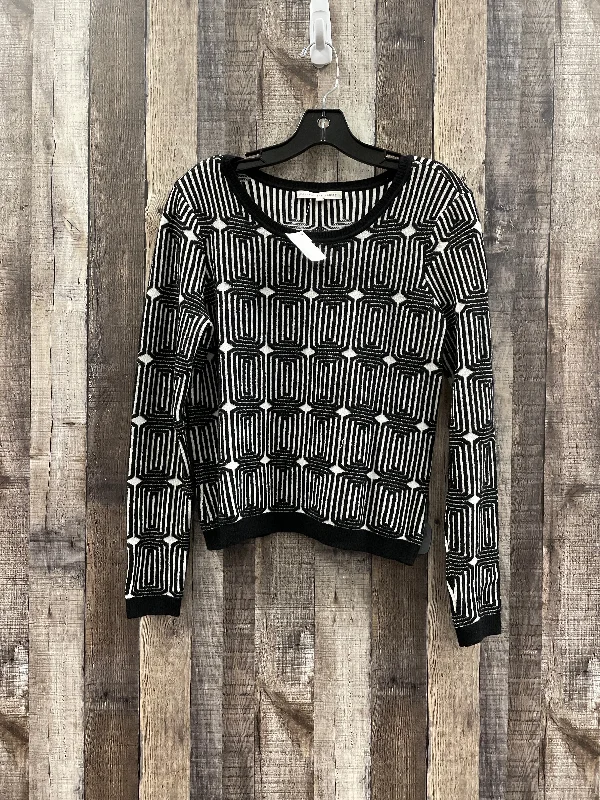 Sweater By Cme In Black & White, Size: M