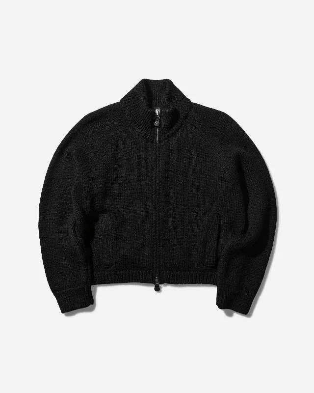 Women's Ultra Zip Funnel Sweater Jet Black