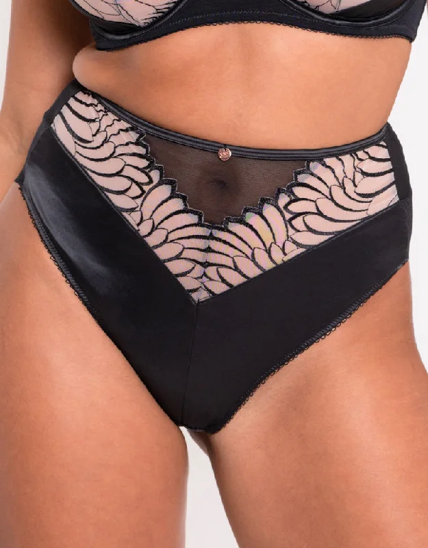 Scantilly Fallen Angel High Waist Brief Black