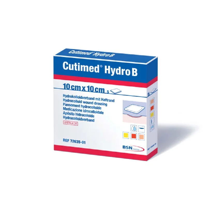 Cutimed Hydro Hydrocolloid Dressings Hydro B Sterile (3 or 5 Per Box)