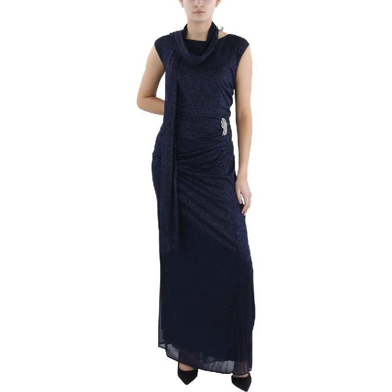 Plus Womens 2PC Shawl Evening Dress