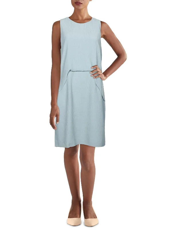 Womens Cape Knee Midi Dress