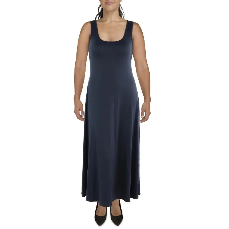 Womens Full Length Stretch Maxi Dress