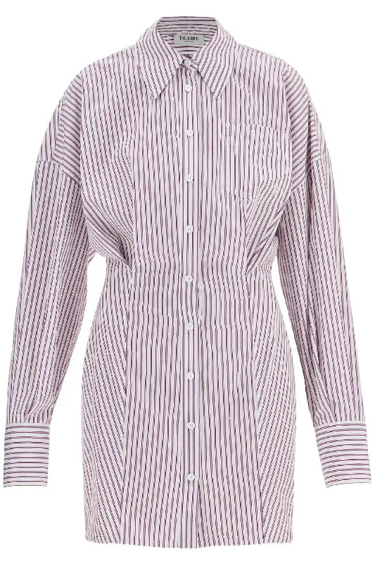 The Attico Women's  And  Striped Mini Shirt Dress