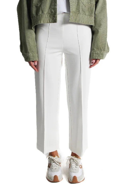 Ivory Riri Ponte Cropped Pants