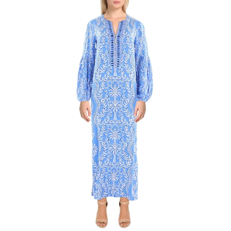 Womens Printed Long Maxi Dress