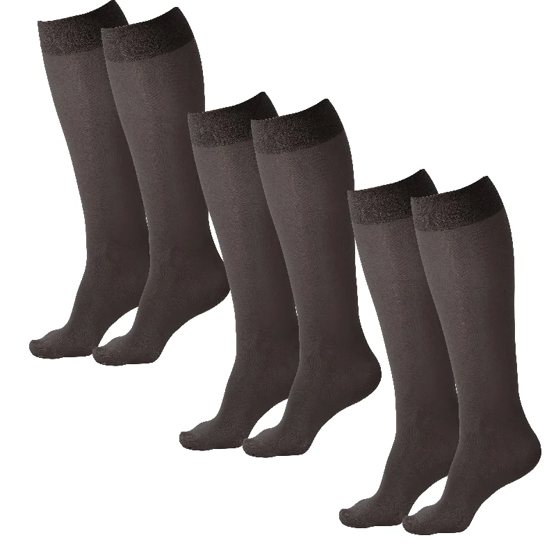 AW 76 Soft Sheer Knee Highs 8-15 mmHg (3 Pack)