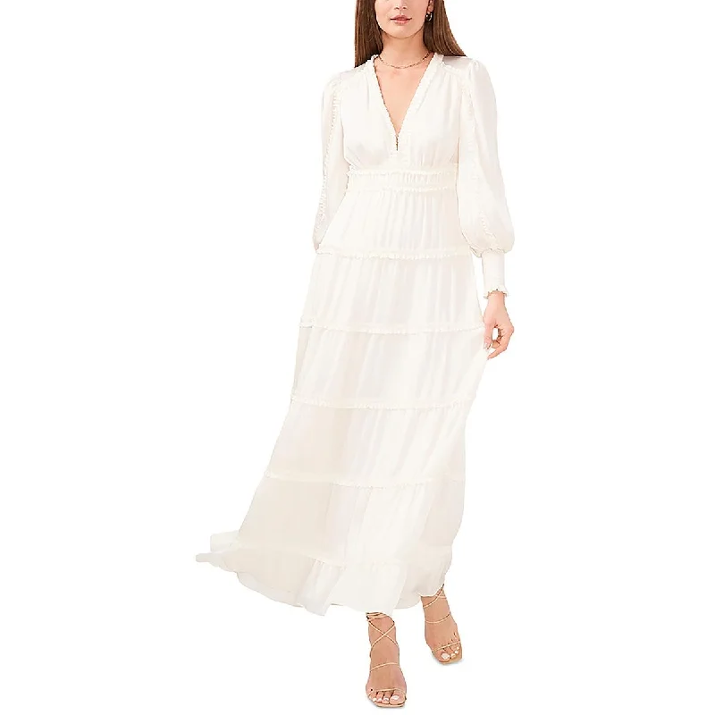 Womens Ruffled Long Maxi Dress