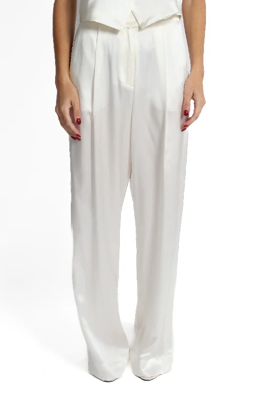 Ivory Riri Silk Trouser