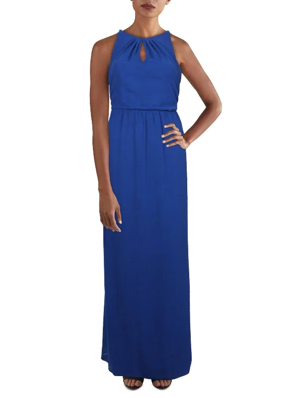 Womens Sleeveless Long Evening Dress