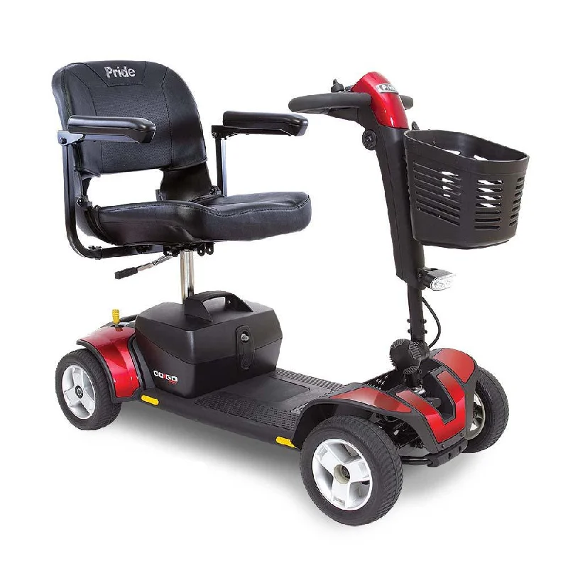 Pride Mobility Go-Go Sport 4-Wheel S74 Mobility Scooter w/ Red & Blue Shrouds