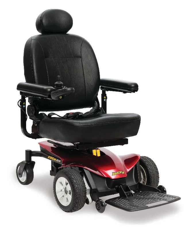 Pride Mobility Jazzy Elite ES Group 2 Power Chair, Red