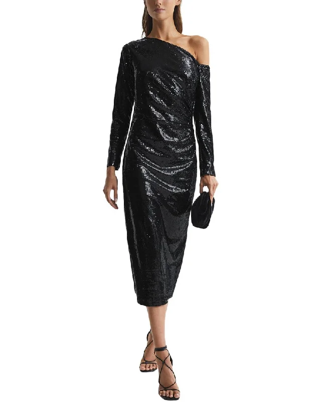 Reiss Jodie Sequined Midi Dress