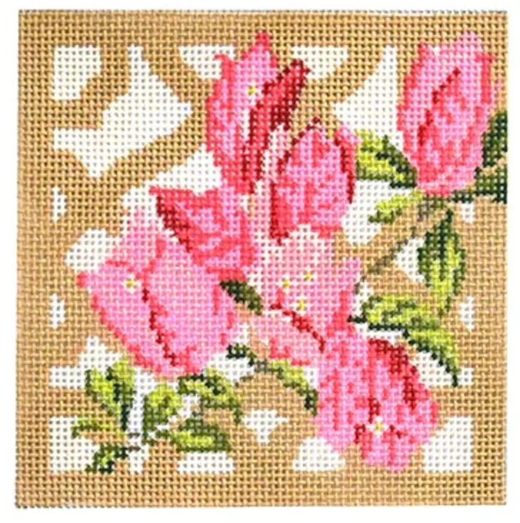 KB1297 Bougainvillea Trellis Coaster