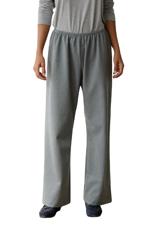 Flannel Simple Pant in Heather Grey