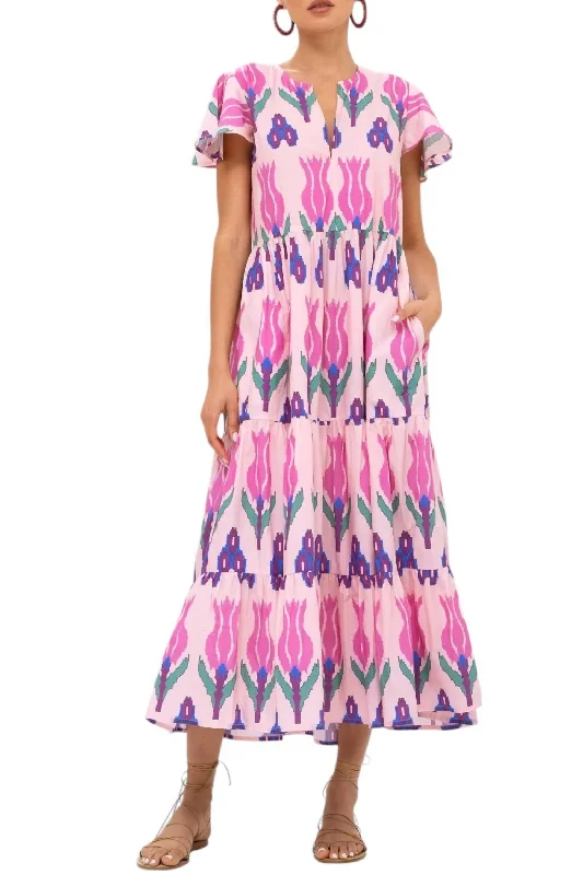 Sumba Maxi Dress In Pink