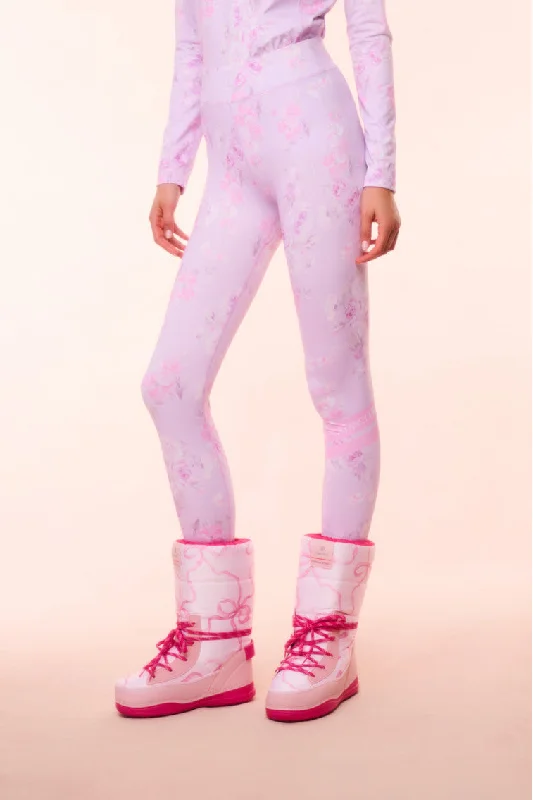 BOGNER FIRE+ICE x LoveShackFancy Love Leggings - HIBISCUS