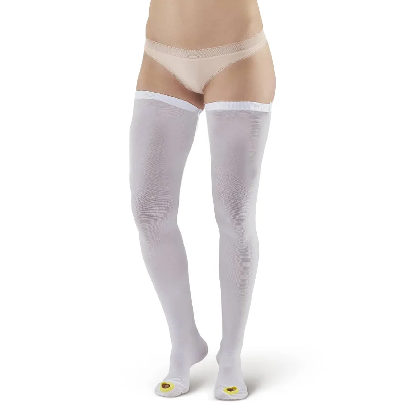 AW 401 Anti-Embolism Inspection Toe Thigh High Stockings 18 mmHg (Sale)