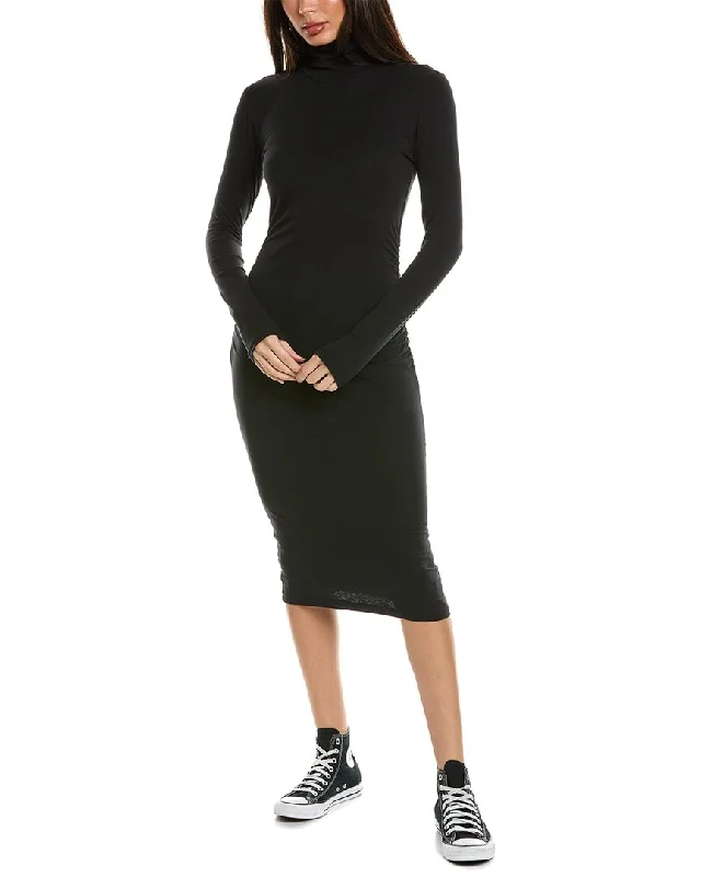 James Perse Turtleneck Midi Dress