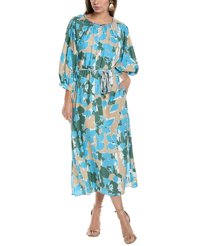 Diane von Furstenberg Bambi Linen-Blend Maxi Dress