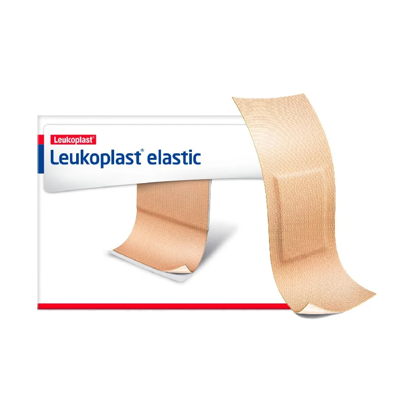 Leukoplast Elastic Fabric Adhesive Latex Free Bandages Strip 1" x 3" (6 Boxes/ 300 in Box)