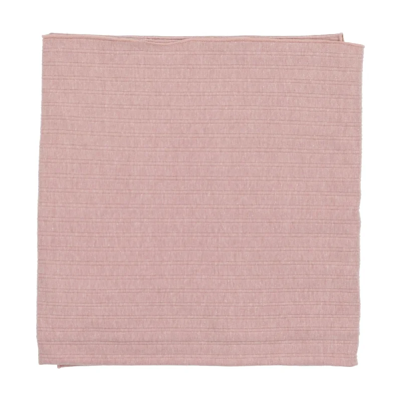 Lil Legs Double Ribbed Blanket - Heather Lilac