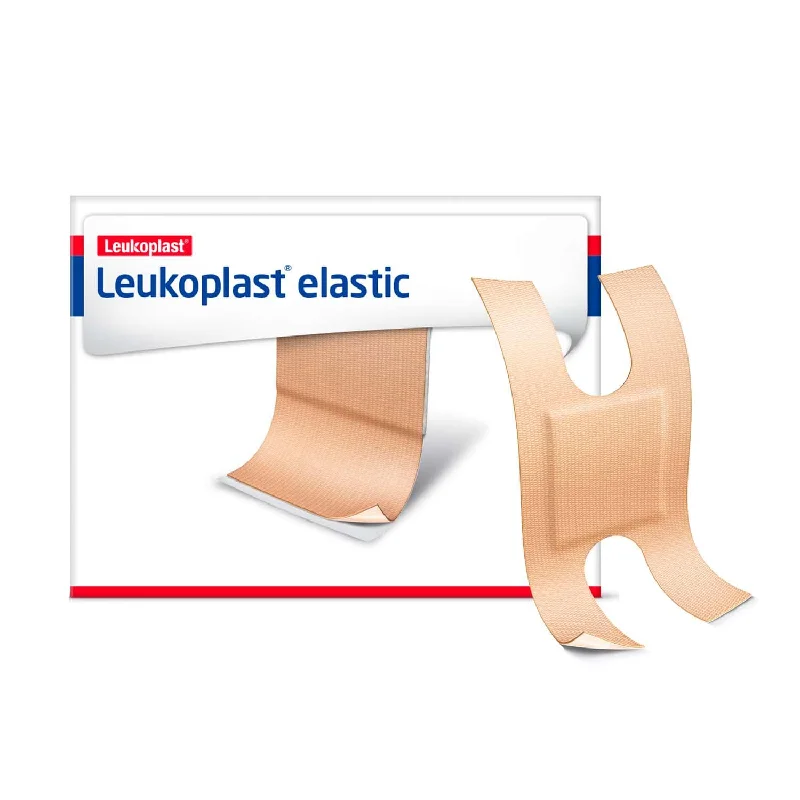 Leukoplast Elastic Fabric Adhesive Latex Free Bandages Knuckle 1.5" x 3" (12 Boxes/ 100 in Box)