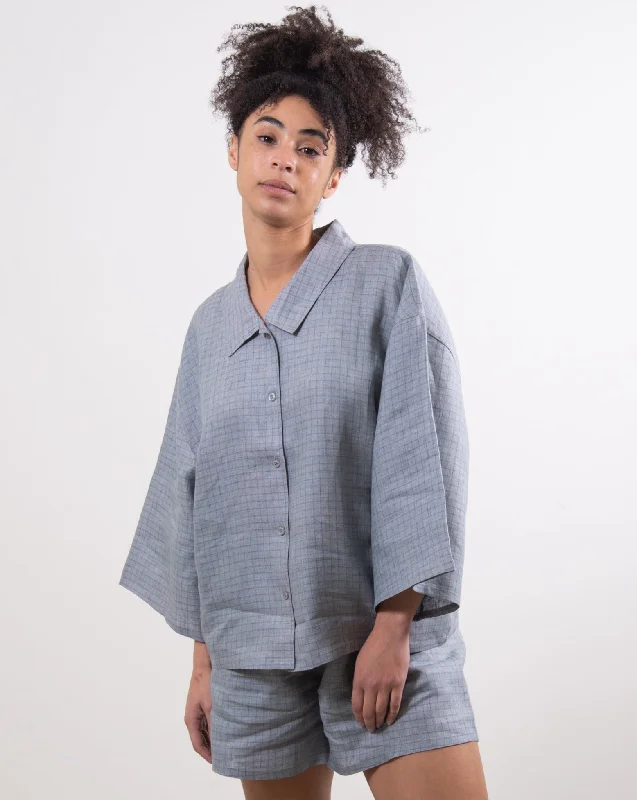 The Linen Set - Blue Check