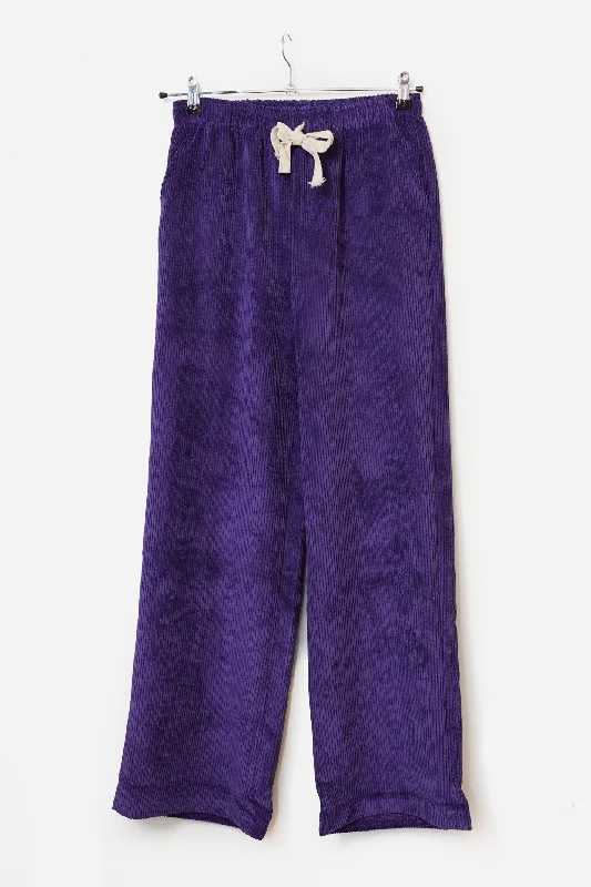 Avery Rib Trousers Violet