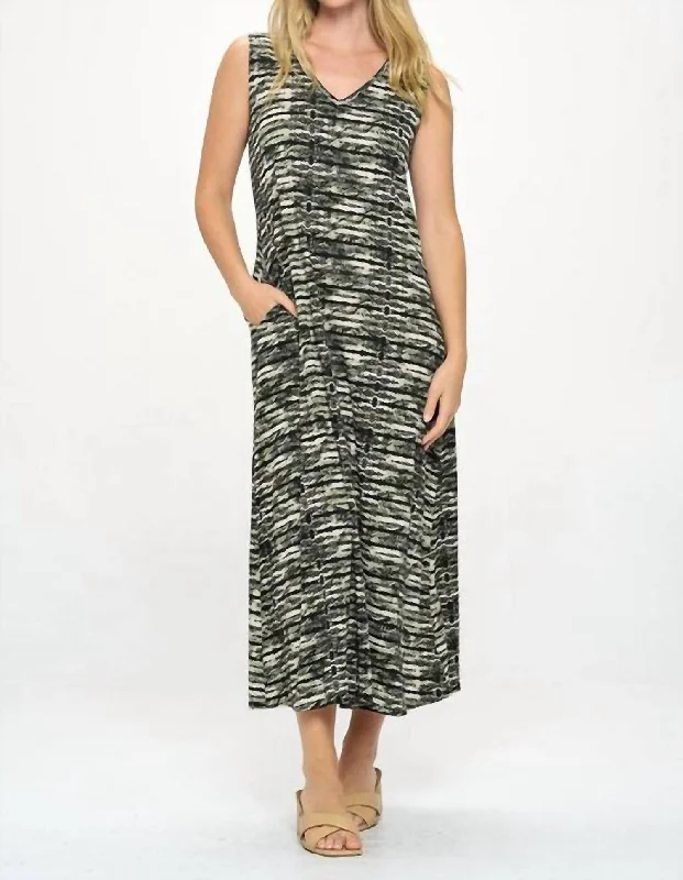 Tonya Maxi Dress In Black