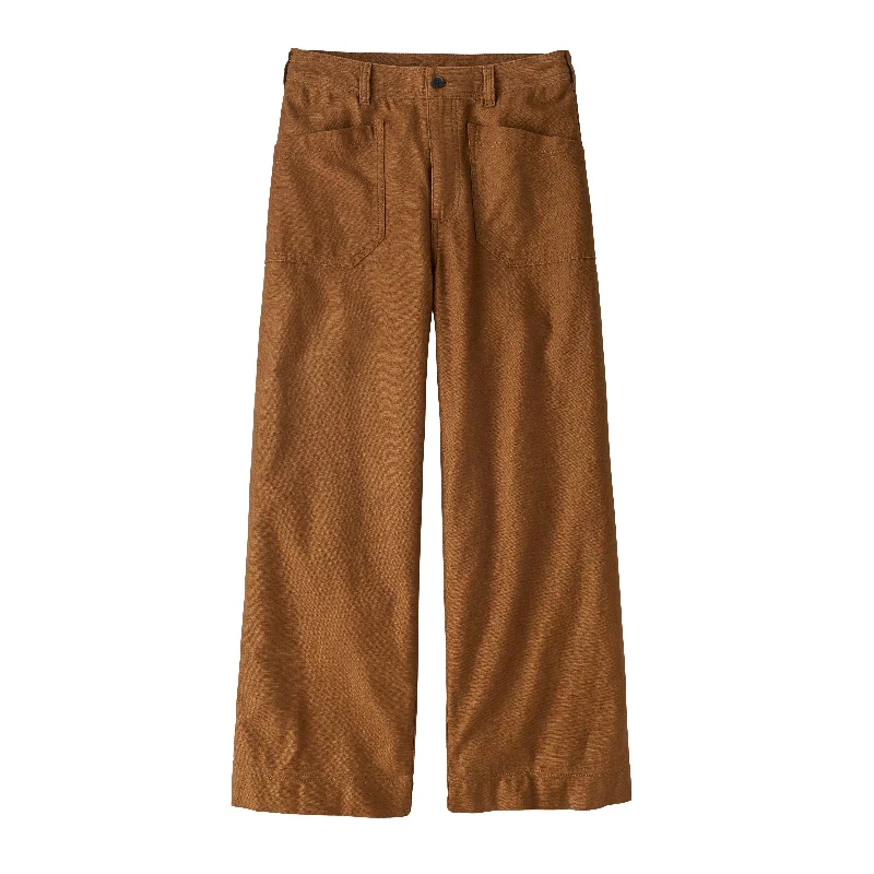 Women's Organic Cotton Slub-Woven Pants 28""