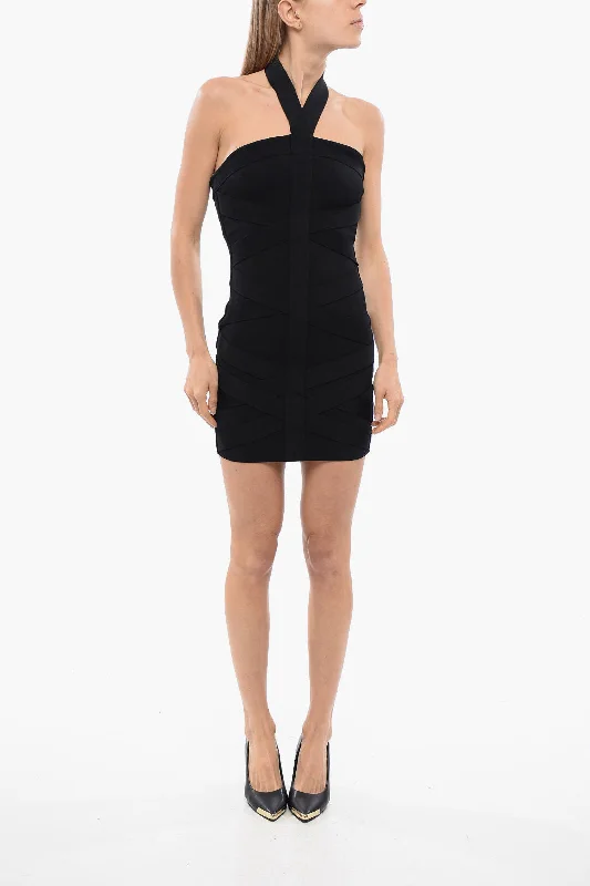 Balmain Halter Mini Dress