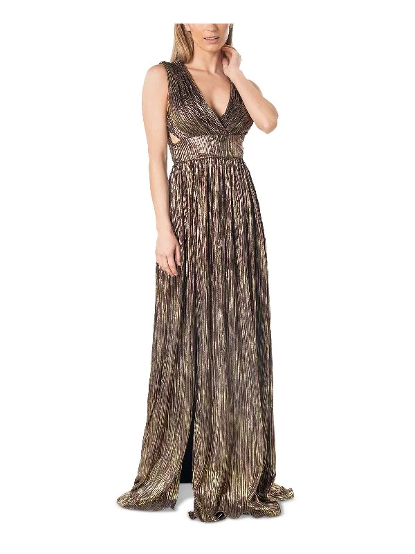 Womens Shimmer Long Evening Dress