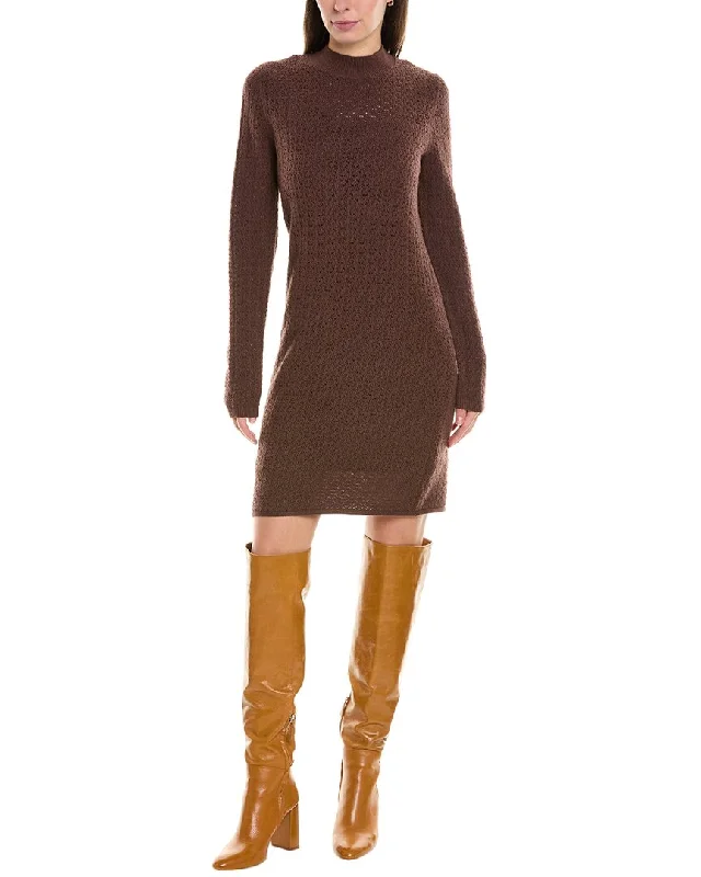 525 America Feminine Stitch Mini Sweaterdress