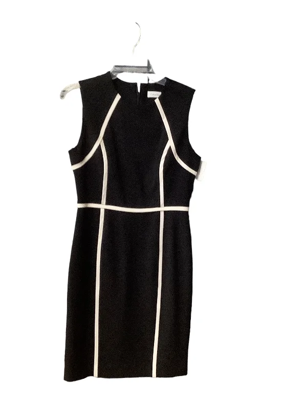 Black & White Dress Work Calvin Klein, Size 6