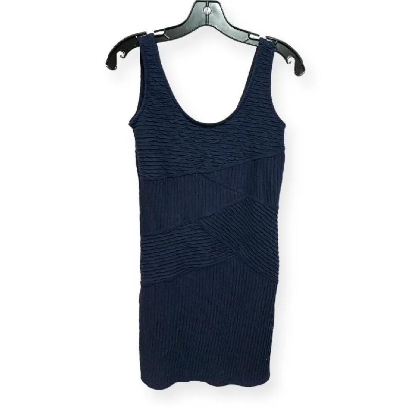 Textured Bodycon Dress Free People In Navy, Size L