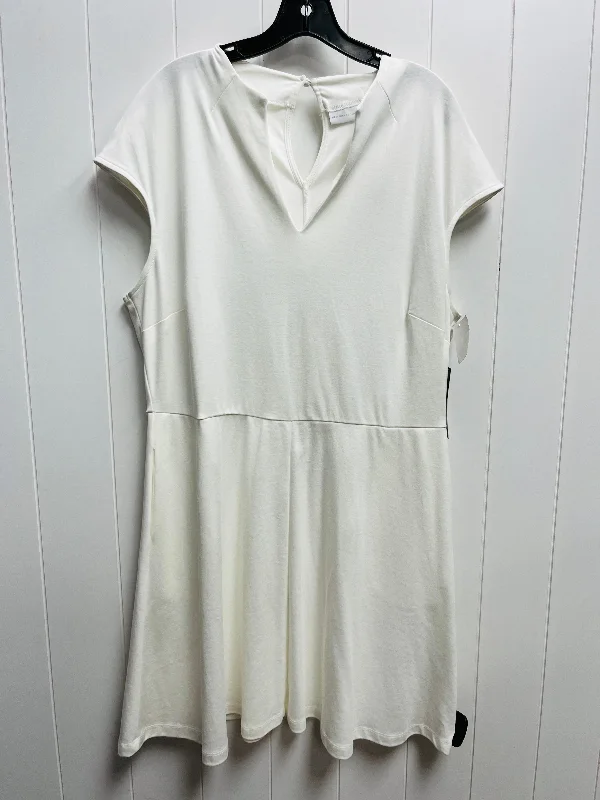 White Dress Work New York And Co, Size Xl