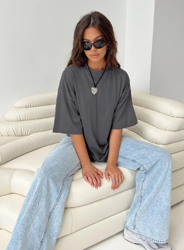 Vedo Oversized Tee Grey