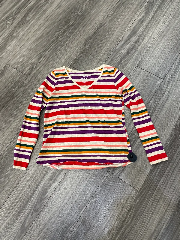 Top Long Sleeve By Sonoma In Multi-colored, Size: M