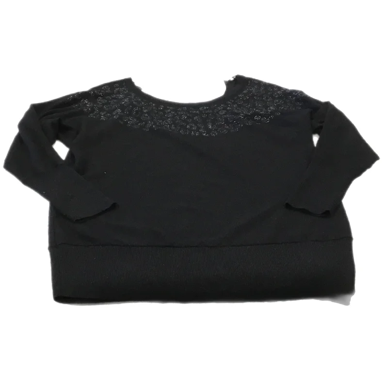 Top Long Sleeve By Thalia Sodi In Black, Size: S